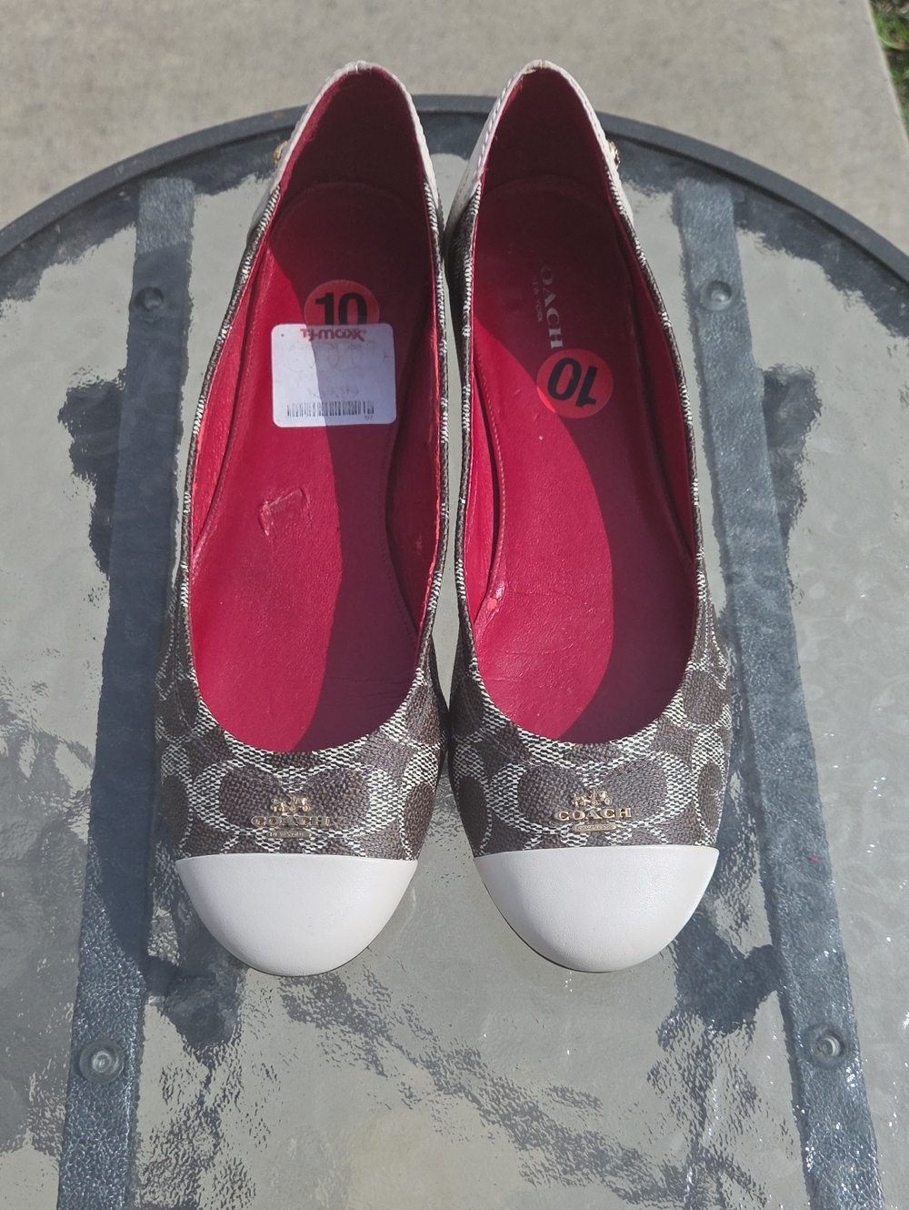 Coach Chelsea Signature Logo Ballet Flats